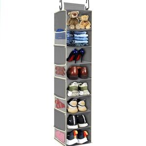 NIB Gray Hanging Closet Organizer